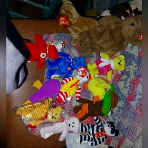 TY Beanie Babies Plush Toy Collection - Multicolor